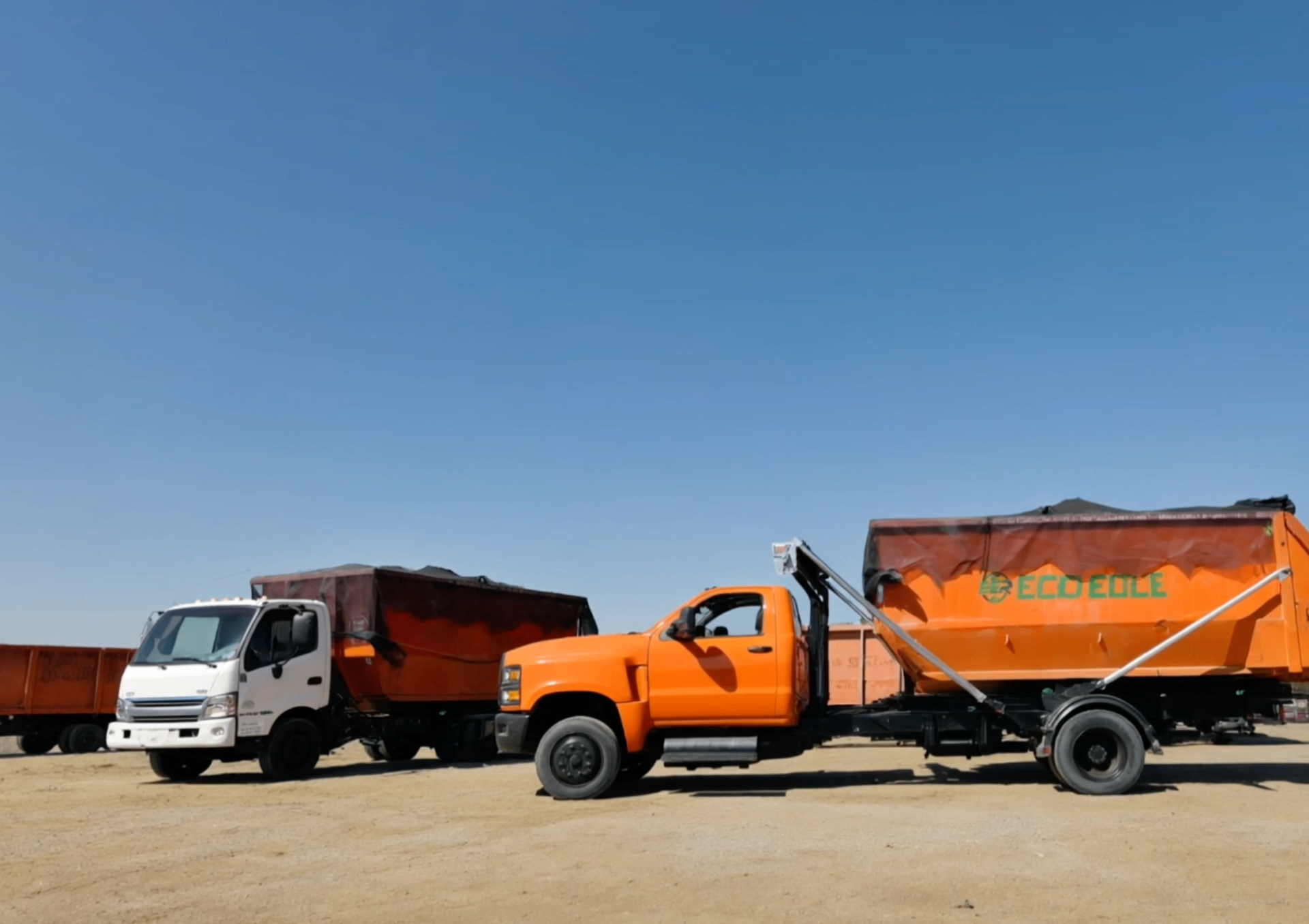 Eco Elite Recovery roll-off trucks and containers